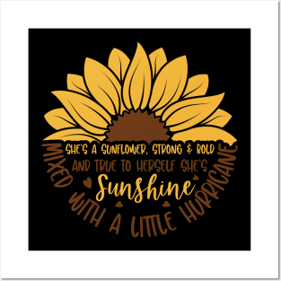 eSh' Sunshine ..she's the sunflower Posters and Art